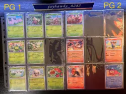 1999 VINTAGE Pokemon 3-Ring Binder; 105 SV Prismatic Evolutions CARDS; MP Great - Image 4