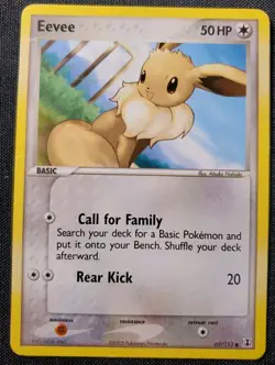 DELTA SPECIES EX Eevee #69/113 LP Pokemon Tcg Card Vintage - Image 1