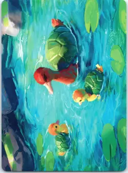 MTG Turtle-Duck Art Card 18/54 | Avatar The Last Airbender ATLA Art Series NM - Image 1