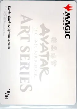MTG Turtle-Duck Art Card 18/54 | Avatar The Last Airbender ATLA Art Series NM - Image 2
