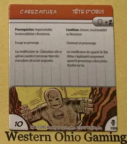 Heroclix Shellhead #F008 Feat Card USED Marvel Armor Wars - Image 2