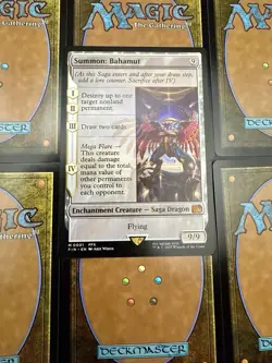 Summon: Bahamut #1 Final Fantasy Magic the Gathering Mythic Rare Card - Image 1