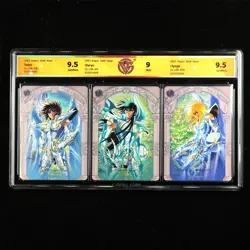 CCG GemMint 9.5/9 KAYOU 2025 Saint Seiya CCG Card CHN Seiya & Shiryu & Hyoga - Image 1