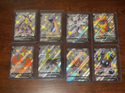Pokemon TCG Shiny Full Art V 8 Card Lot SV and Black Star Promo NM/M - Image 1