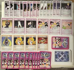 Lot of (60) 2000 Dart Premiere Edition Sailor Moon TCG Cards Vintage Near Mint - Image 1