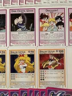 Lot of (60) 2000 Dart Premiere Edition Sailor Moon TCG Cards Vintage Near Mint - Image 5