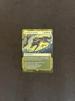 Unnatural Growth [Wilds of Eldraine: Enchanting Tales] Magic MTG Cards LP - Image 1