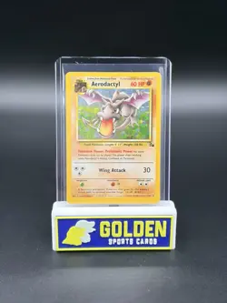 1999 Aerodactyl Fossil Holo Pokemon Card 1/62 Rare WOTC - Image 1