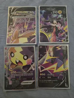Pokemon TCG - JUMBO + Sectioned - Morpeko V-Union Black Star Promo Card - Image 2