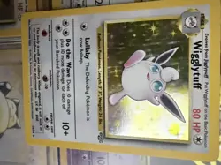 Pokemon TCG Wigglytuff Holo Rare Card Jungle - Image 2
