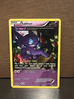 XY92 Sableye Black Star Promo Holo Pokemon TCG Card - Image 1