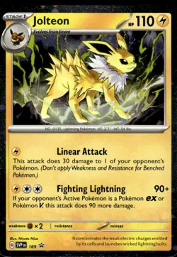 Pokemon TCG SV: Promo Cards #169 Jolteon NM - Image 1