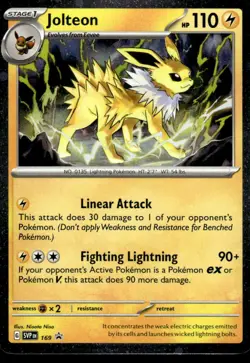 Pokemon TCG SV: Promo Cards #169 Jolteon NM (Print Line) - Image 1