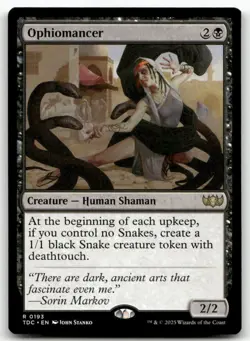 Ophiomancer #193 MTG Tarkir Dragonstorm TDC NM X1 - Image 1