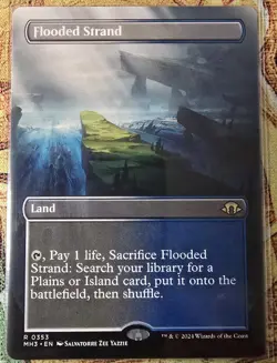 Flooded Strand (Borderless) Modern Horizons 3 Regular #353. MTG, NM+ - Image 1