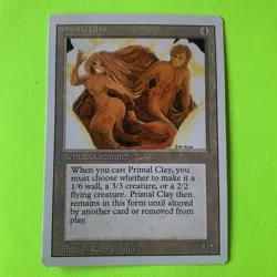 MTG Primal Clay Revised Edition Regular Rare Never Played NM+ - Image 1
