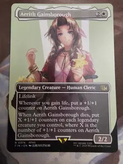 MTG Aerith Gainsborough - Borderless, NM-Mint, English Final Fantasy - Image 1