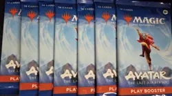 Magic: The Gathering Avatar The Last Airbender Play Booster Pack Lot Of 7 - Image 1