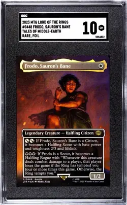 MTG Frodo, Sauron's Bane - Foil MTG Lord of the Rings Borderless Regular SGC 10 - Image 1