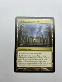 MTG Nykthos- Shrine To Nyx- Theros- Rare- NM - Image 1