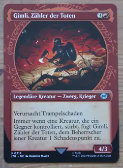 Magic The Gathering Herr der Ringe Gimli, Zahler der Toten 312 DE - Image 1