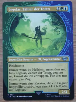 Magic The Gathering Herr der Ringe Legolas, Zahler der Toten 324, Showcase DE - Image 1