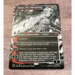 Nahiri, the Unforgiving (343) Borderless Phyrexia: All Will Be One ONE MTG Magic - Image 1