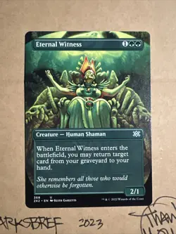 MTG Eternal Witness 2X2 368 U Borderless Double Masters 2022 Regular NM - Image 2