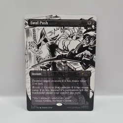 Fatal Push NM #7017 Regular (Inks) MTG Secret Lair - Image 1