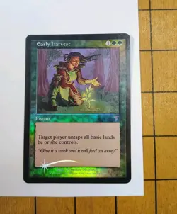MTG - Early Harvest - FOIL - 7th Edition - Lightly Played LP Magic The Gathering - Image 1