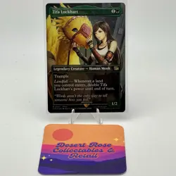 MTG Tifa Lockhart 567 Borderless Chocobo Track Foil Final Fantasy FIN - Image 1