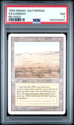 1994 MTG REVISED SAVANNAH PSA 7 - Image 1