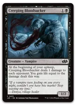 Creeping Bloodsucker #415 (NM) Foundations Jumpstart J25 Magic MTG - Image 1