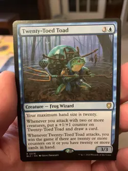 Twenty-Toed Toad ~ Commander: Bloomburrow [ NearMint ] [ Magic MTG ] - Image 1