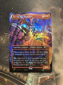 Zo-Zu the Punisher HALO FOIL - Secret Lair Encyclopedia Magic the Gathering - Image 1