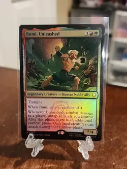 Bumi, Unleashed- Avatar: The Last Airbender- (Foil)(NM) - Image 1