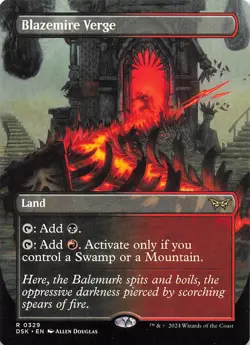 Magic: The Gathering Duskmourn Blazemire Verge #329 - Image 1