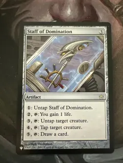 MTG Staff of Domination The List 343/361 Regular Rare - Image 1