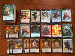 Lot of 214 (14 Foil) MTG Magic the Gathering Tokens - Image 1