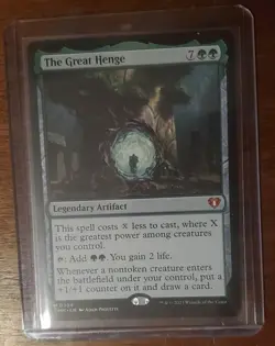 The Great Henge Nonfoil #0294 MTG NM Comander Masters - Image 1
