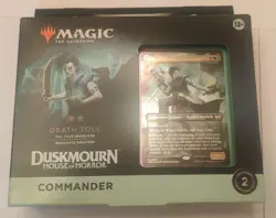 Magic The Gathering Death Toll Duskmourn House of Horror Commander Sealed - Image 1