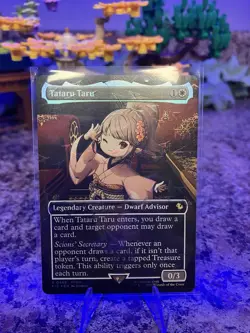 MTG Final Fantasy Tataru Taru Borderless Chocobo Track Foil - Image 1
