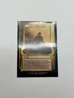 Power Without Equal - Oversized Scheme - Archenemy Nicol Bolas - LP- English MTG - Image 1