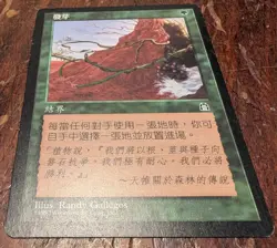 Magic the Gathering MtG Chinese Language Burgeoning Stronghold - Image 1