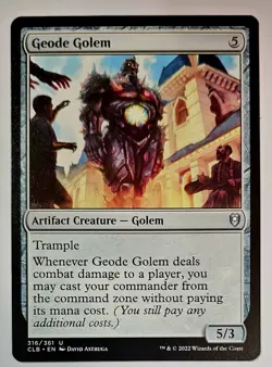 4x Geode Golem Commander Legends: Battle for Baldur's Gate Regular Play Set - Image 1