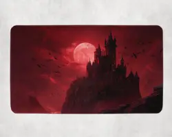 MTG Playmat | Gothic Vampire Castle Themed Playmat | Unofficial MTG Playmat - Image 1