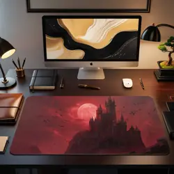 MTG Playmat | Gothic Vampire Castle Themed Playmat | Unofficial MTG Playmat - Image 2