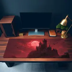 MTG Playmat | Gothic Vampire Castle Themed Playmat | Unofficial MTG Playmat - Image 3