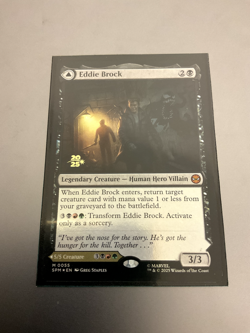Eddie Brock Venom MTG Magic Marvel Spider-Man Mythic PreRelease FOIL Promo NM - Image 3