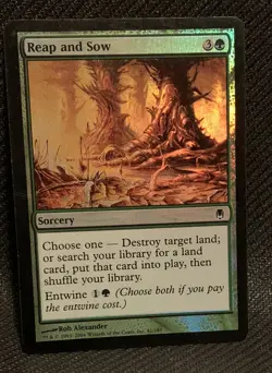 MTG - 1x Reap and Sow - Foil - Darksteel NM - Image 1